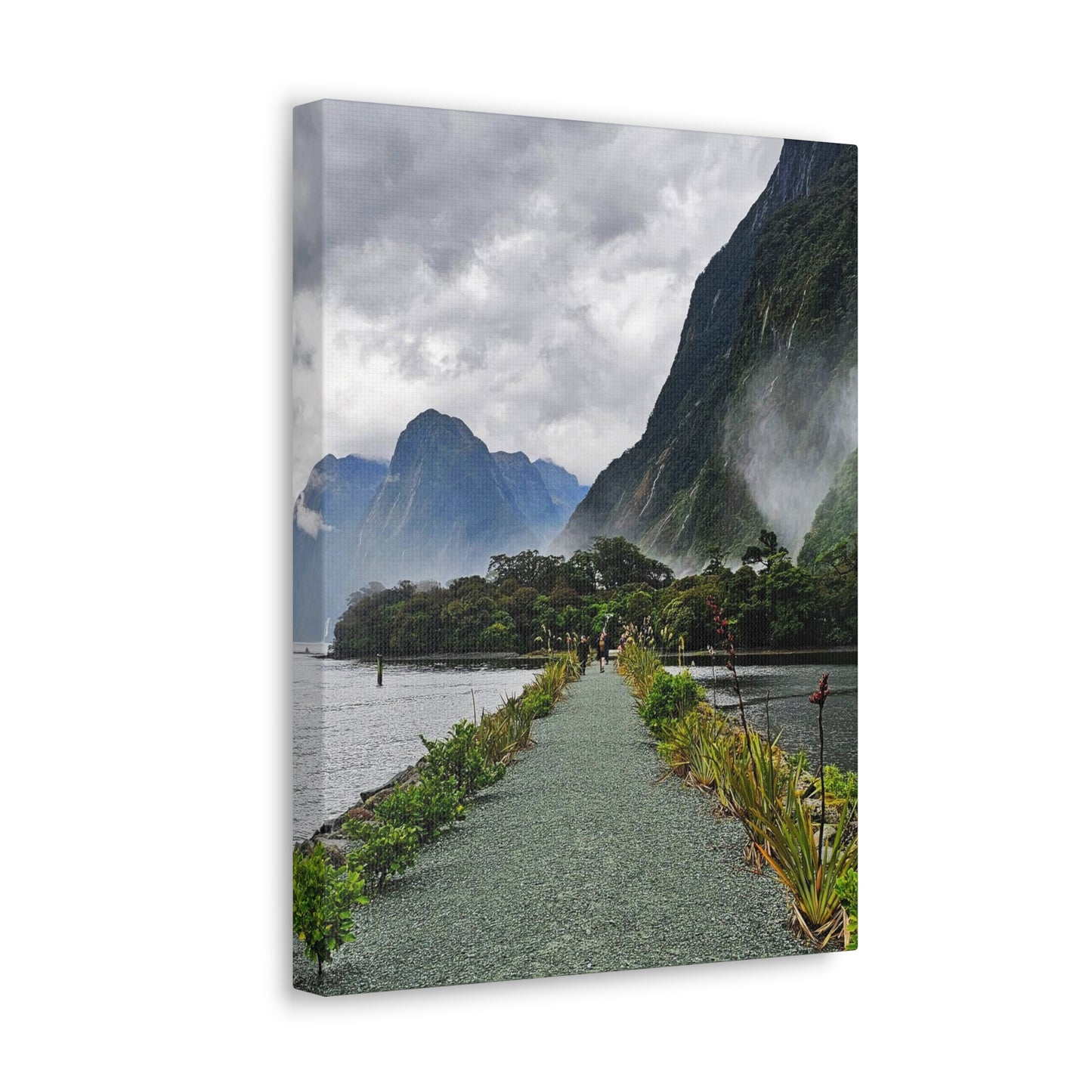 Misty Path Through the Fjords - Canvas Gallery Wraps