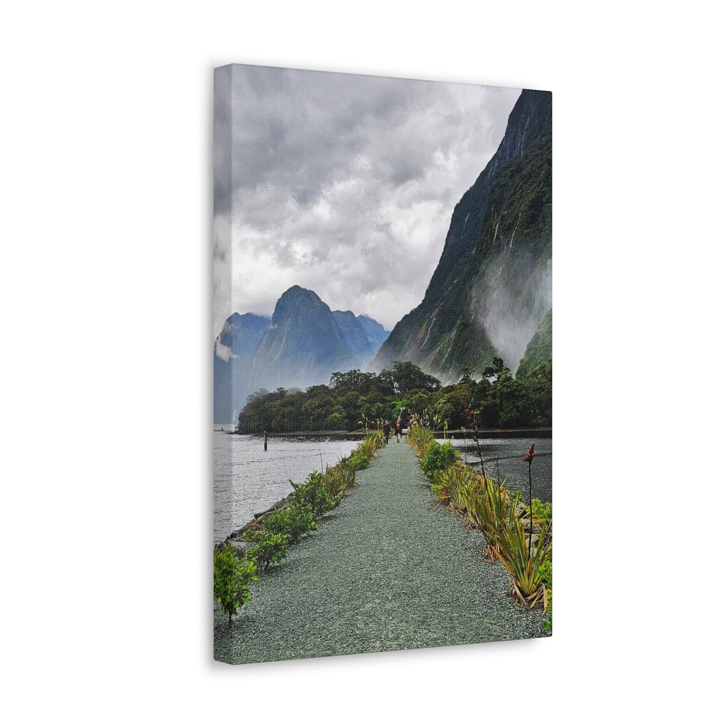 Misty Path Through the Fjords - Canvas Gallery Wraps