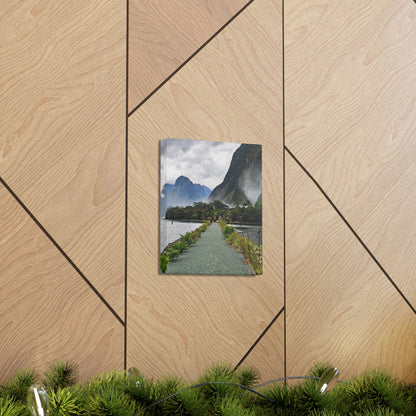 Misty Path Through the Fjords - Canvas Gallery Wraps