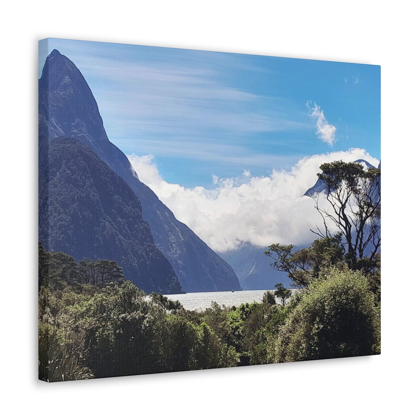 Tsunami over the Peaks - Classic Canvas