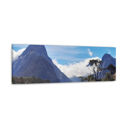 Tsunami over the Peaks - Classic Canvas