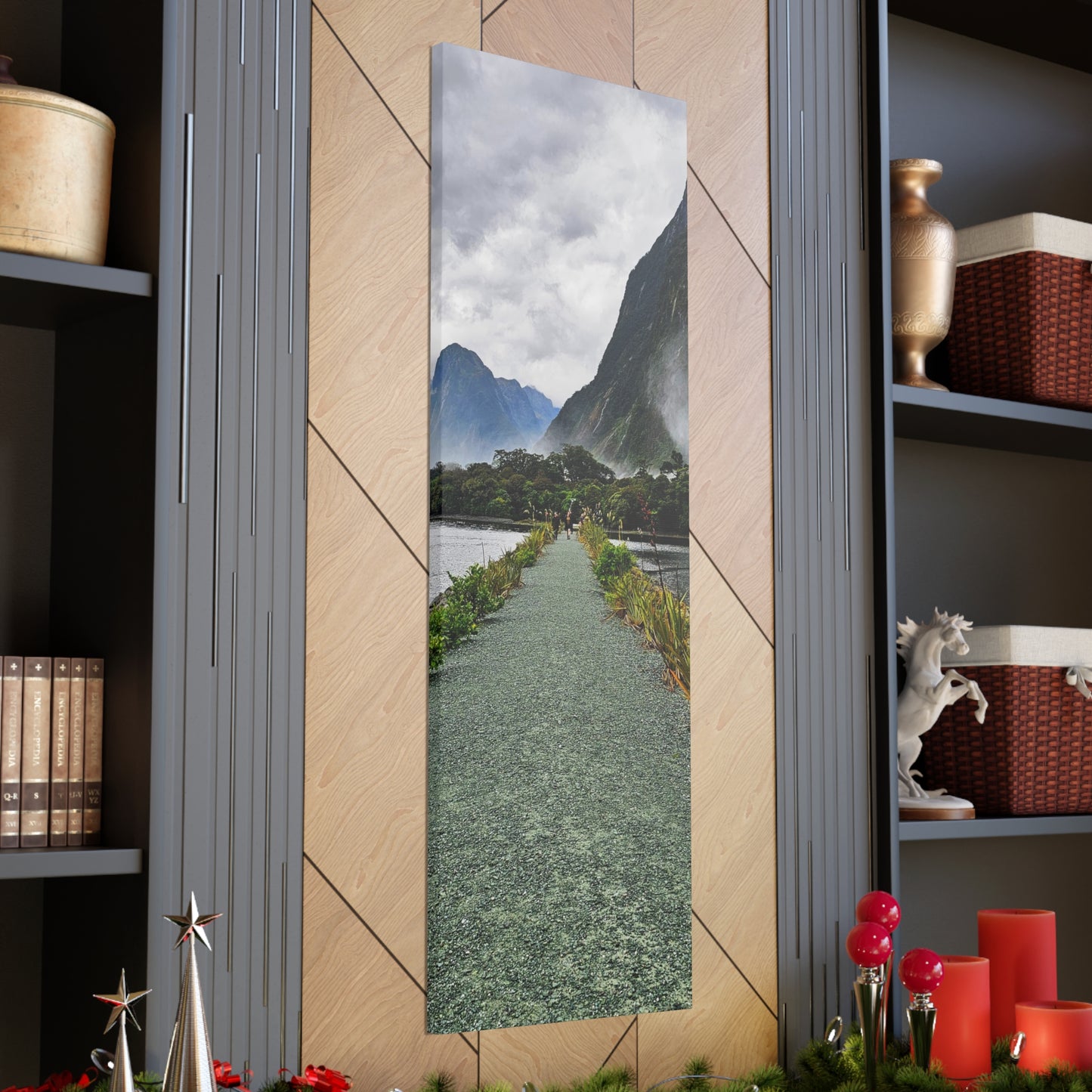 Misty Path Through the Fjords - Canvas Gallery Wraps