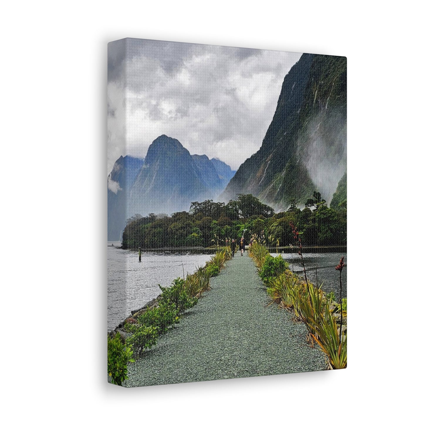 Misty Path Through the Fjords - Canvas Gallery Wraps