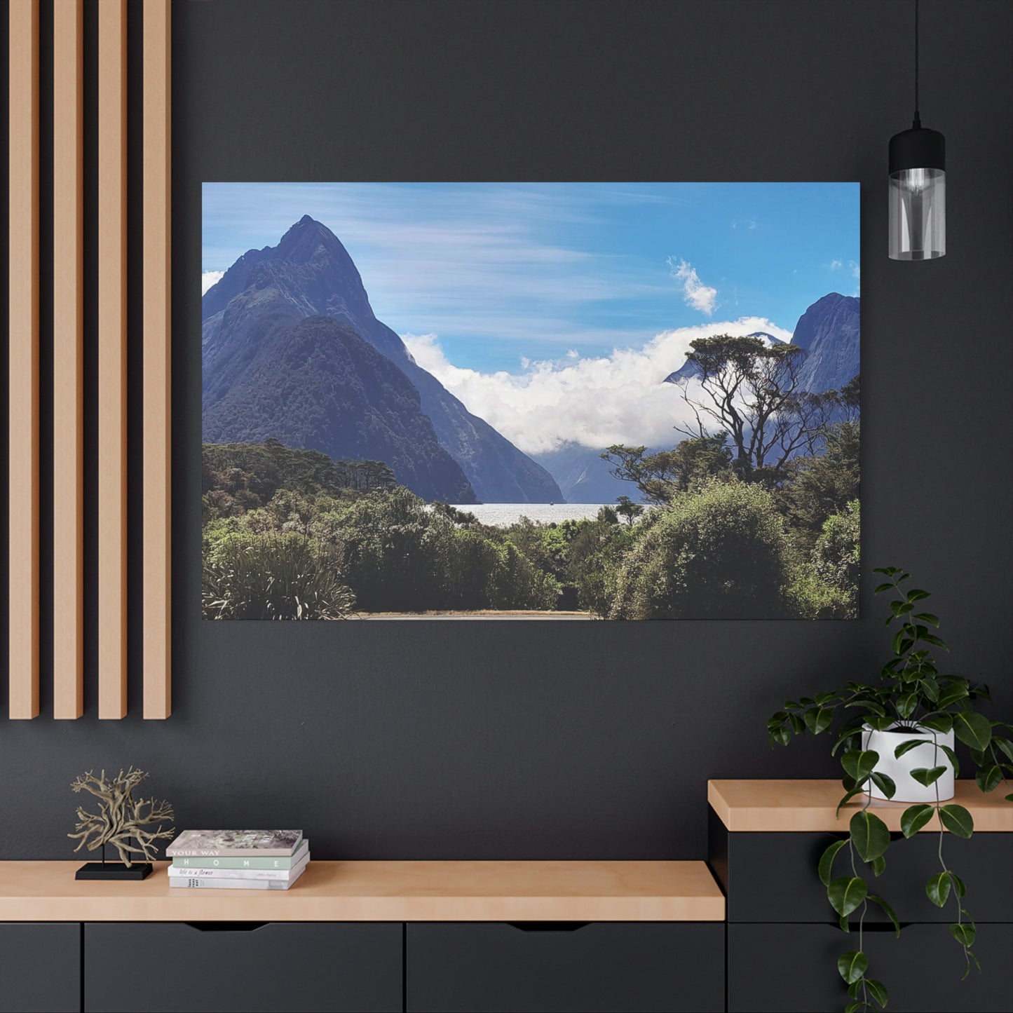 Tsunami over the Peaks - Classic Canvas