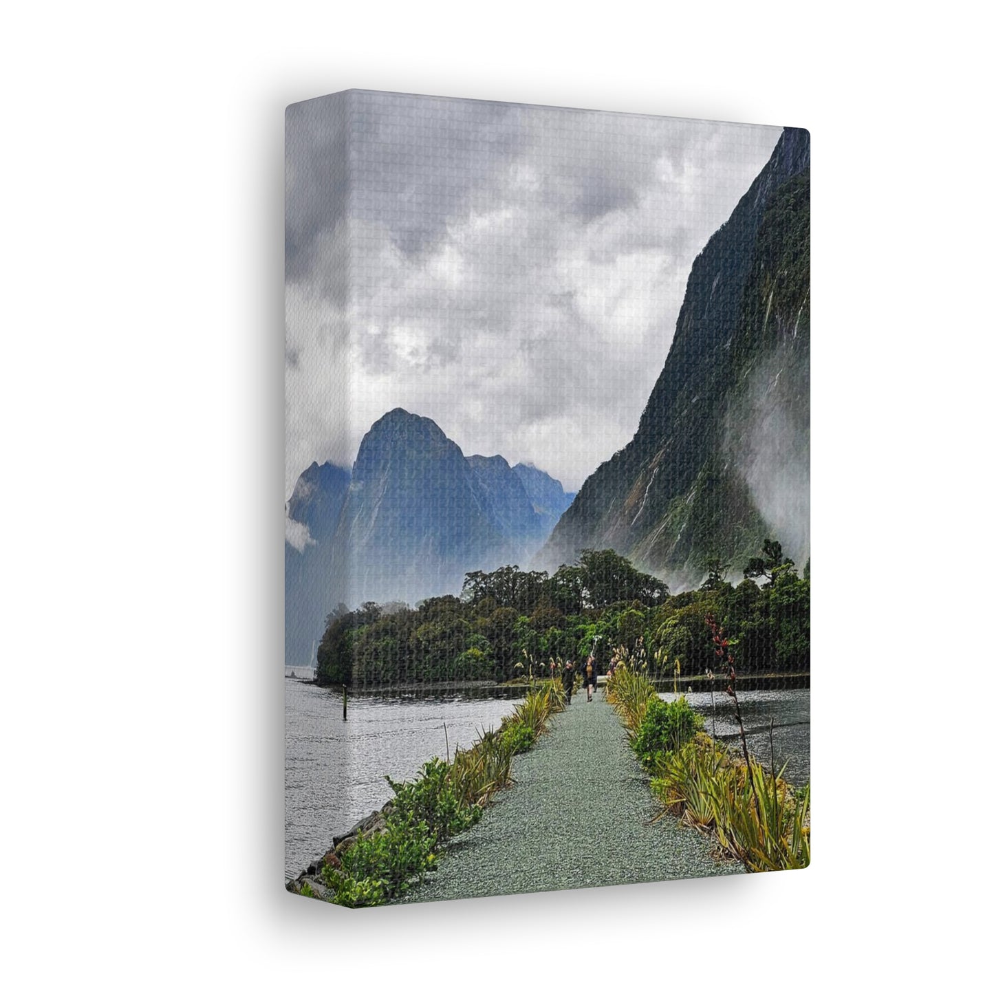 Misty Path Through the Fjords - Canvas Gallery Wraps