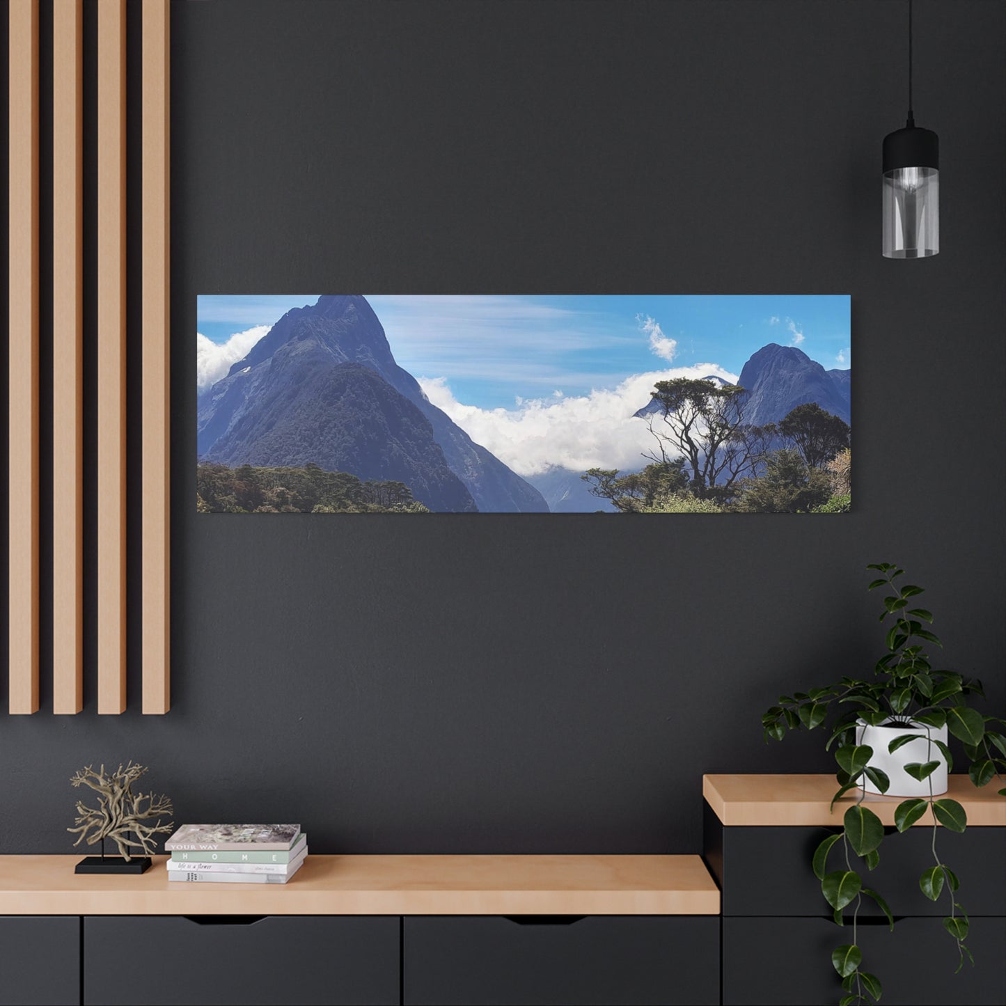 Tsunami over the Peaks - Classic Canvas