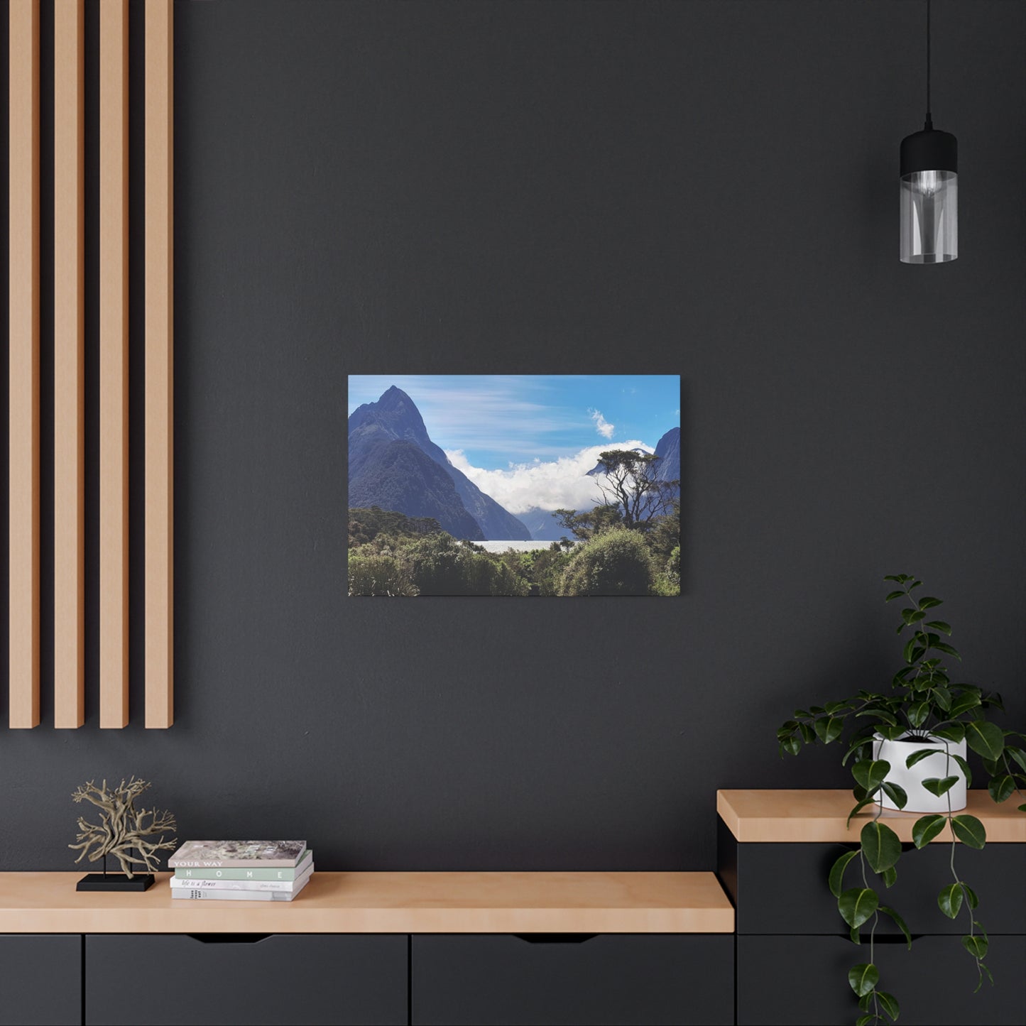 Tsunami over the Peaks - Classic Canvas