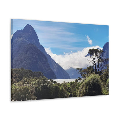 Tsunami over the Peaks - Classic Canvas