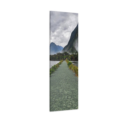 Misty Path Through the Fjords - Canvas Gallery Wraps