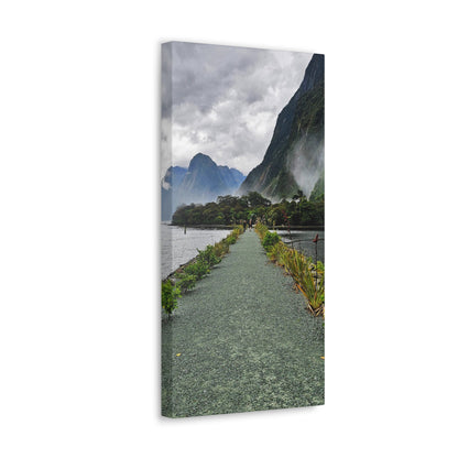 Misty Path Through the Fjords - Canvas Gallery Wraps